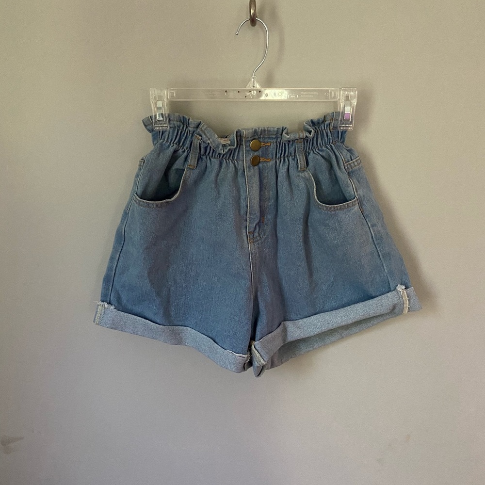 Paper bad jean shorts